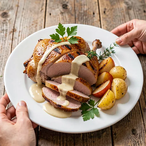 Recipe for: Grilled duck with apples in Polish style - photo 1