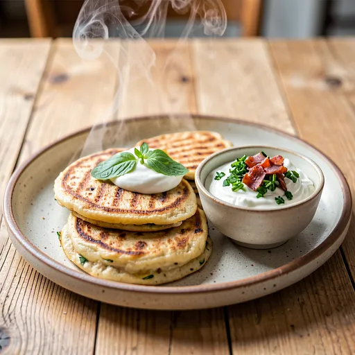 Recipe for: Grilled mackerel with sour cream and sorrel - photo 1
