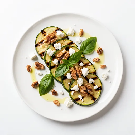 Recipe for: Grilled zucchini with feta cheese - photo 1
