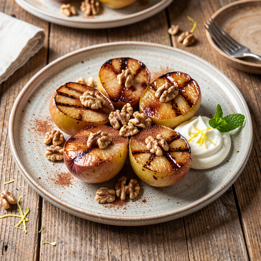 Recipe for: Grilled apples with cinnamon - photo 1