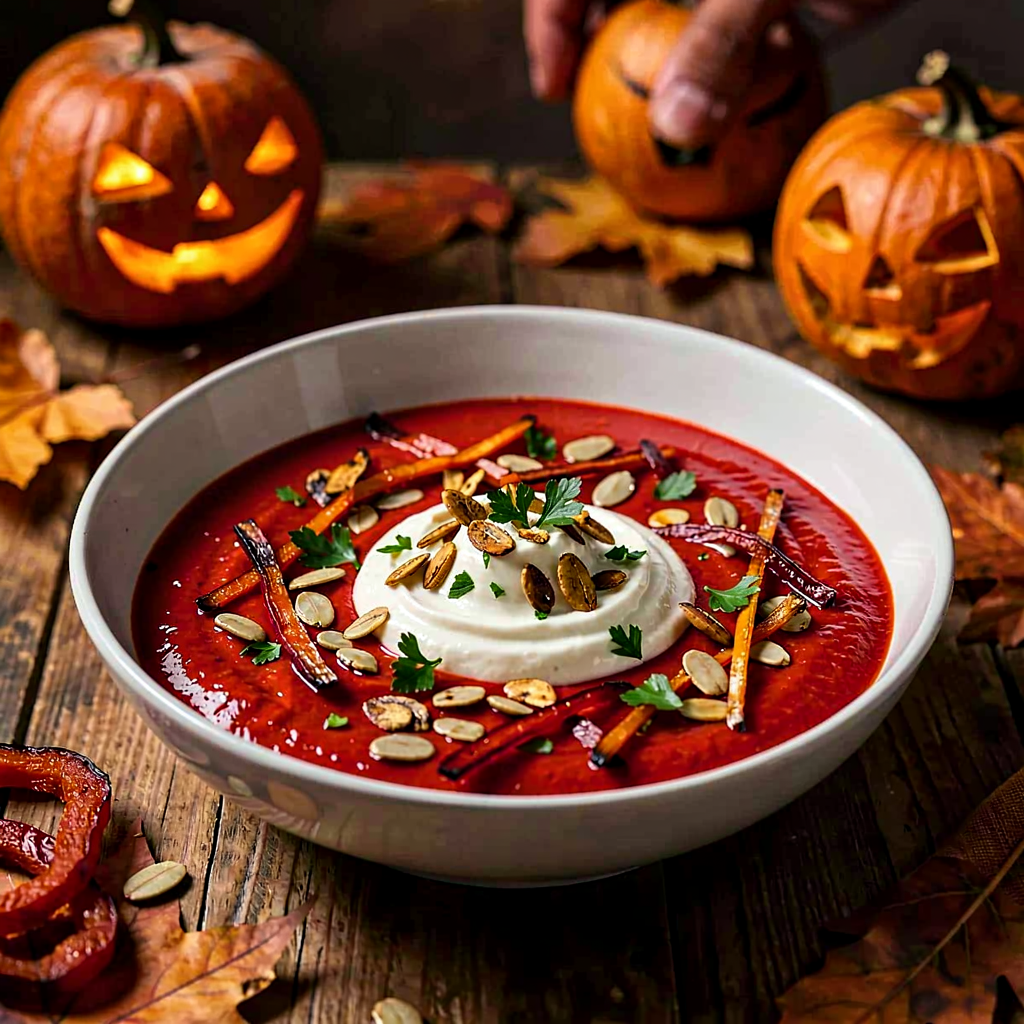 Recipe for: Creamy Roasted Pepper Soup - photo 1