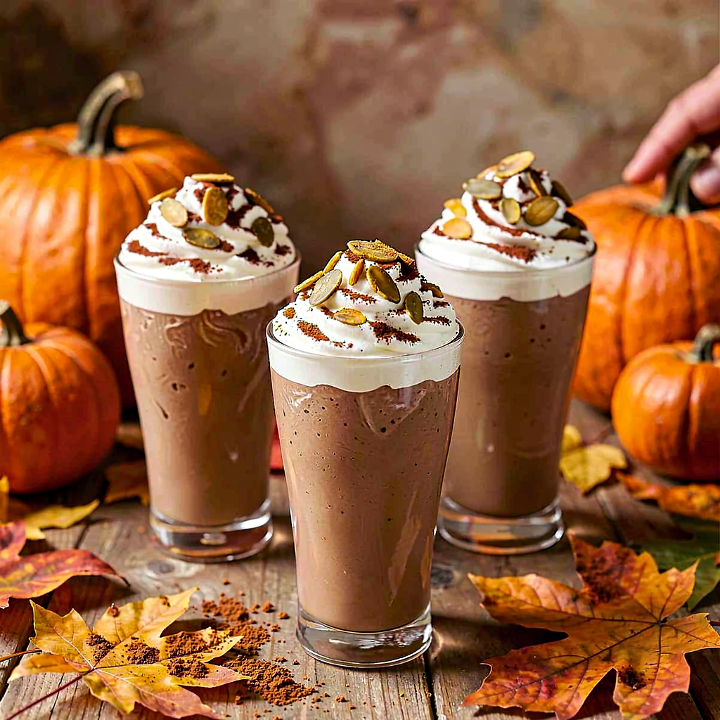 Przepis na: Czekoladowy milkshake z dynią (Halloween) - zdjęcie 1