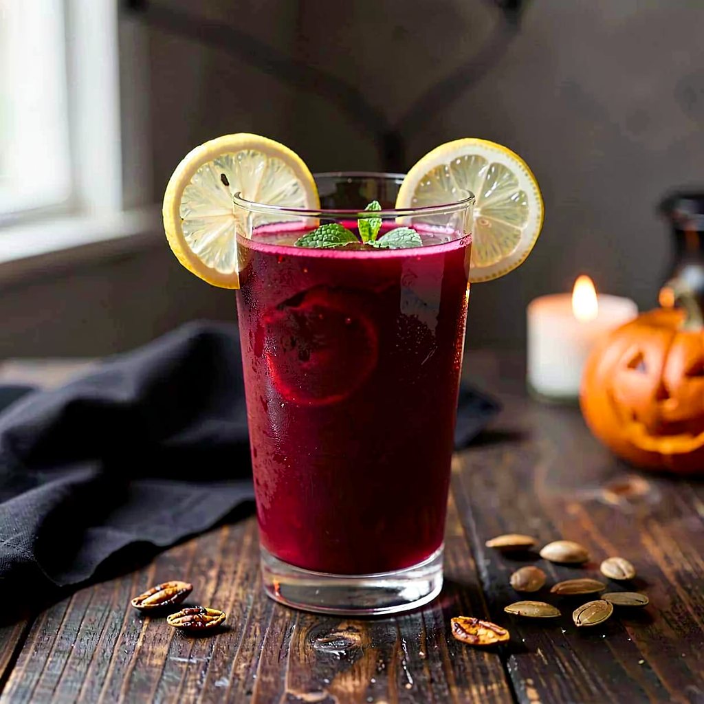 Recipe for: Halloween Beetroot Drink with Lemon - photo 1