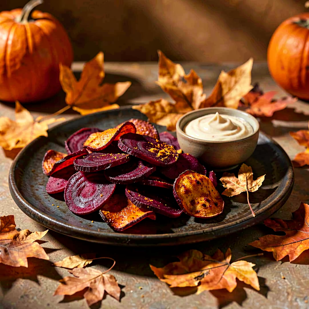 Recipe for: Beet Chips (Incredibly Crunchy for Halloween) - photo 1