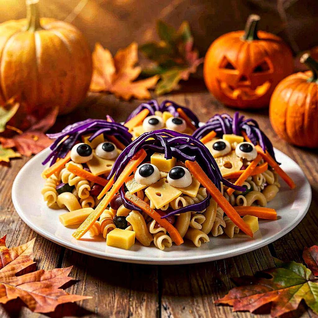 Recipe for: Monster-Shaped Pasta Salad - photo 1