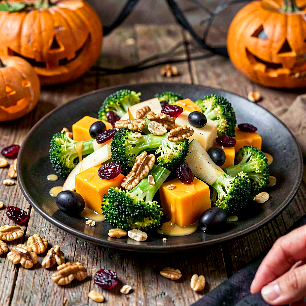 Recipe for: Broccoli and Cheddar Cheese Salad - photo 1