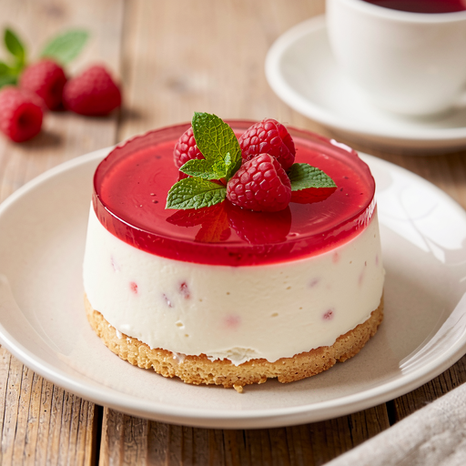 Recipe for: Cold Raspberry Cheesecake (traditional, light) - photo 1