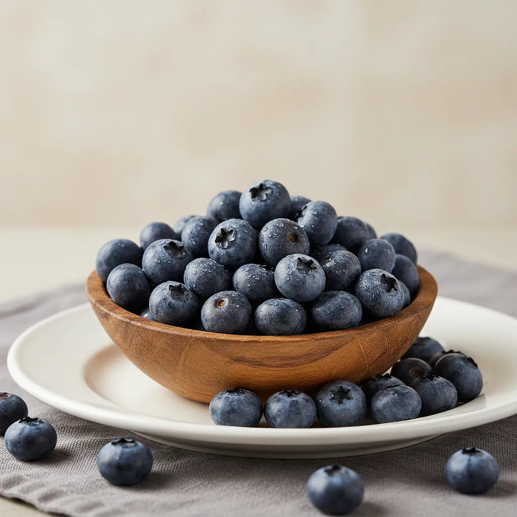 Fresh blueberries
