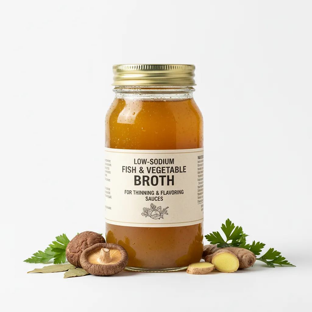 Fish broth (or vegetable broth)