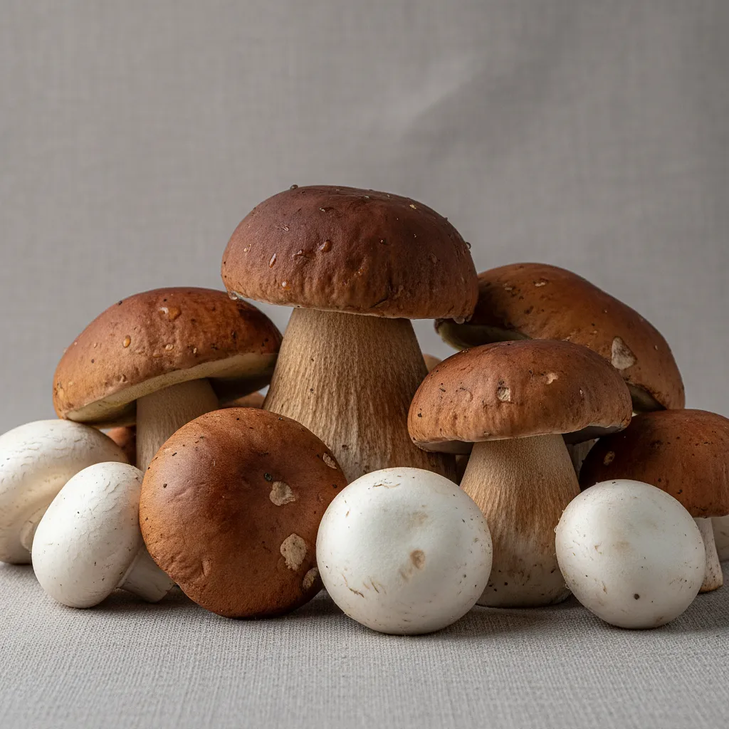Świeże grzyby mieszane (np. borowiki, podgrzybki, pieczarki)