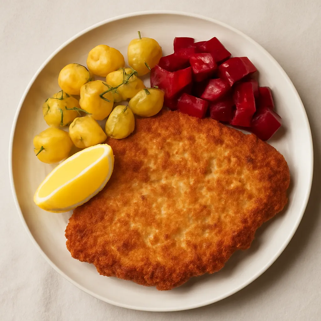 Pork Cutlet with Potatoes and Beets - photo 1