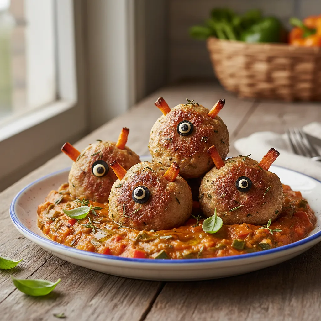 Potworkowe Klopsiki z Indyka w Ukrytym Sosie Warzywnym - zdjęcie 1