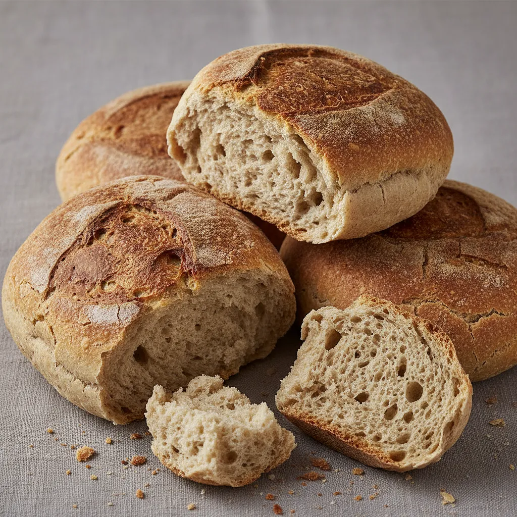 Stale wheat rolls