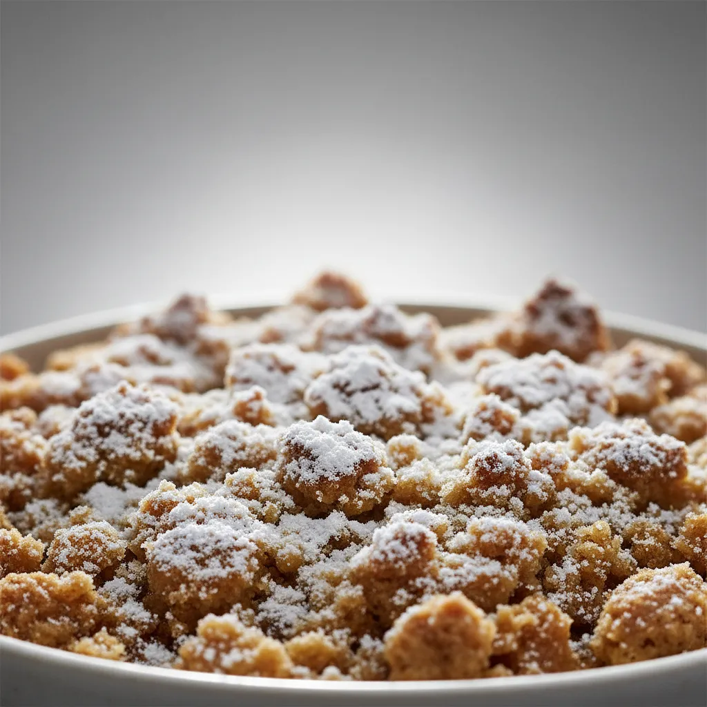 Powdered sugar (for the crumble)