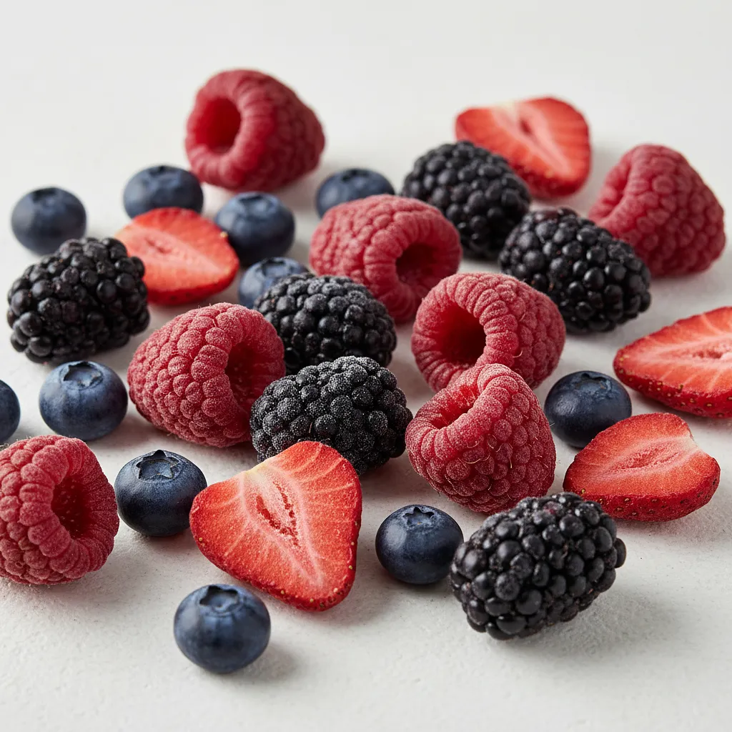 Freeze-dried berries