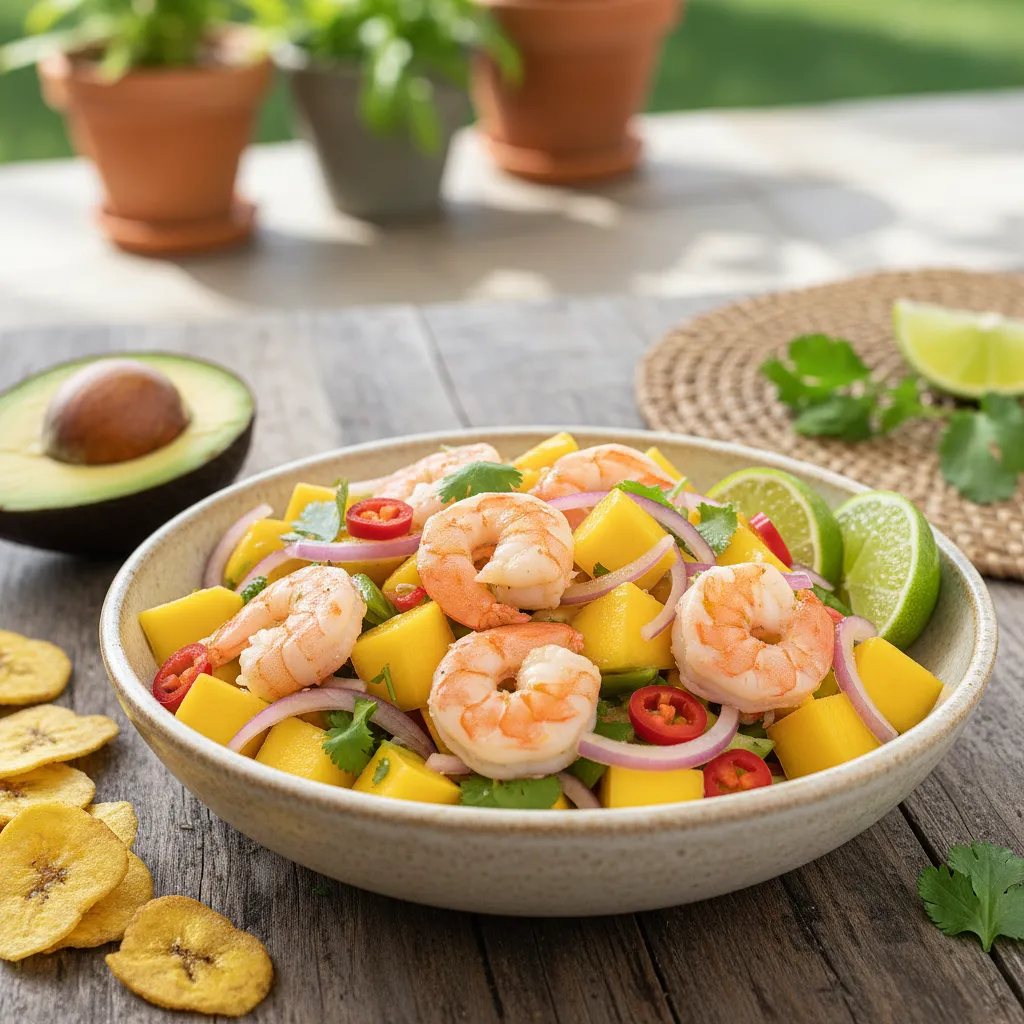 Ceviche de Mango y Camarones (Krewetkowe ceviche z mango) - zdjęcie 1