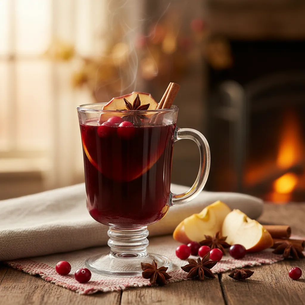 Spiced Apple-Cranberry Mulled Wine - photo 1