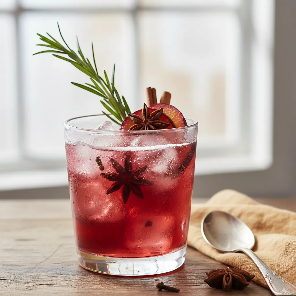 Recipe for: Spiced Plum Shrub with Rosemary - photo 1
