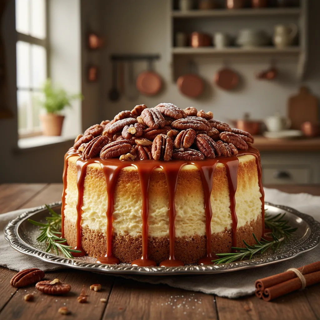 Recipe for: Royal Cheesecake with Pecan Nuts in Caramel - photo 1