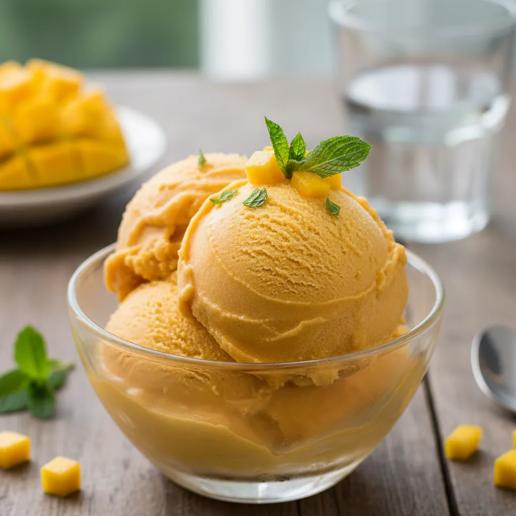 Przepis na: Magiczny Sorbet z Jednego Składnika: Aksamitne Mango - zdjęcie 1