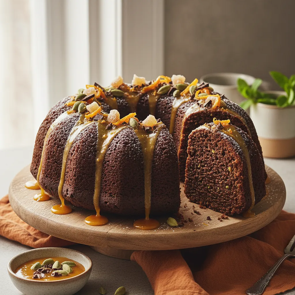 Recipe for: Chocolate Babka with a Hint of Orange and Cardamom - photo 1