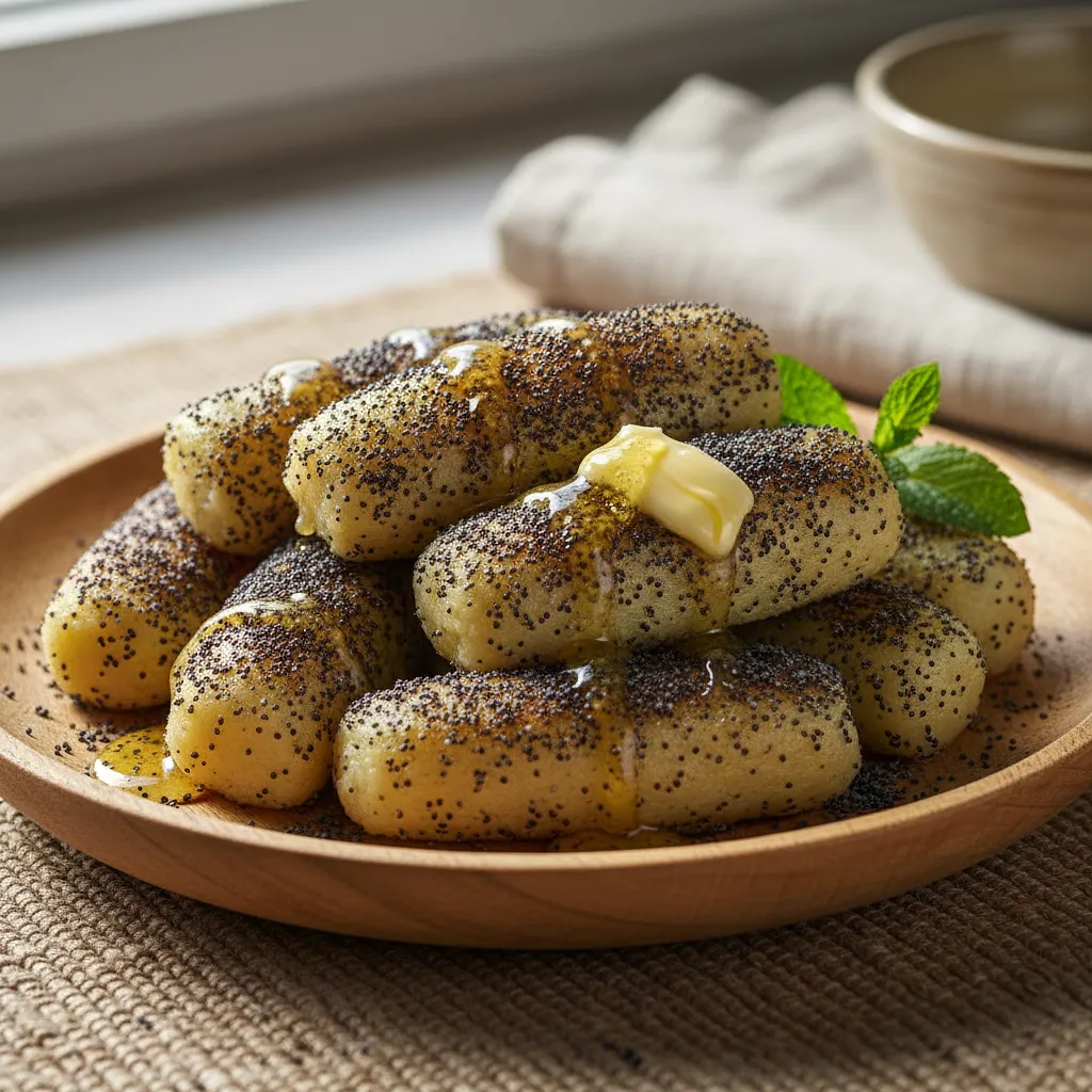Recipe for: Potato dumplings with poppy seeds – Czech potato dumplings with poppy seeds and butter - photo 1