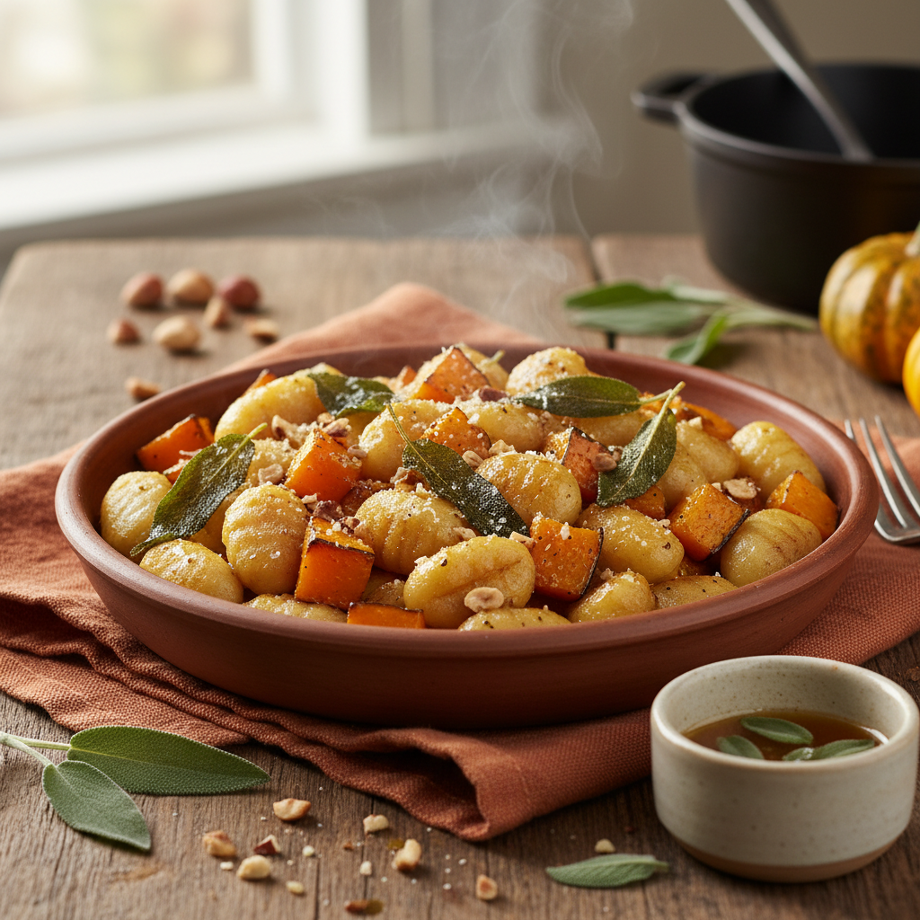 Autumn Gnocchi with Roasted Pumpkin, Sage, and Brown Butter - photo 1