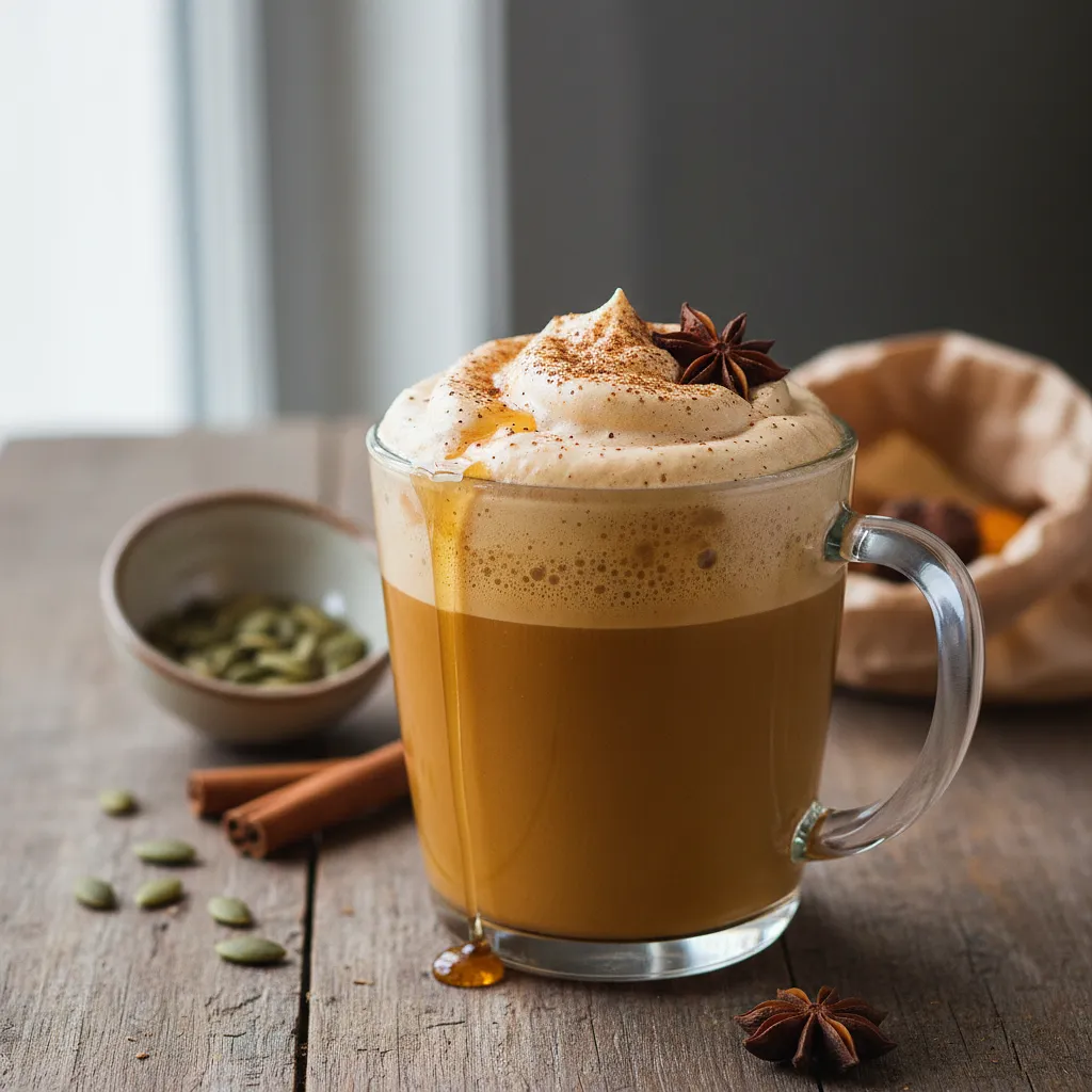 Korzenna Latte Dyniowa z Pianką Klonową - zdjęcie 1