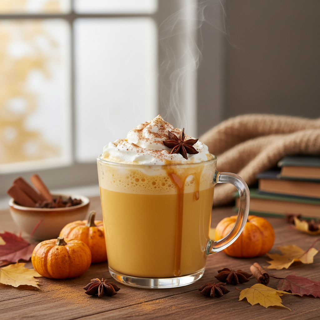 Domowe Korzenne Latte Dyniowe - zdjęcie 1