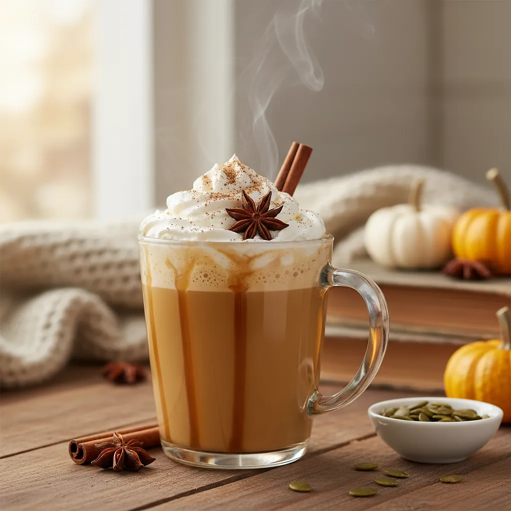 Przepis na: Domowe Korzenne Dyniowe Latte - zdjęcie 1