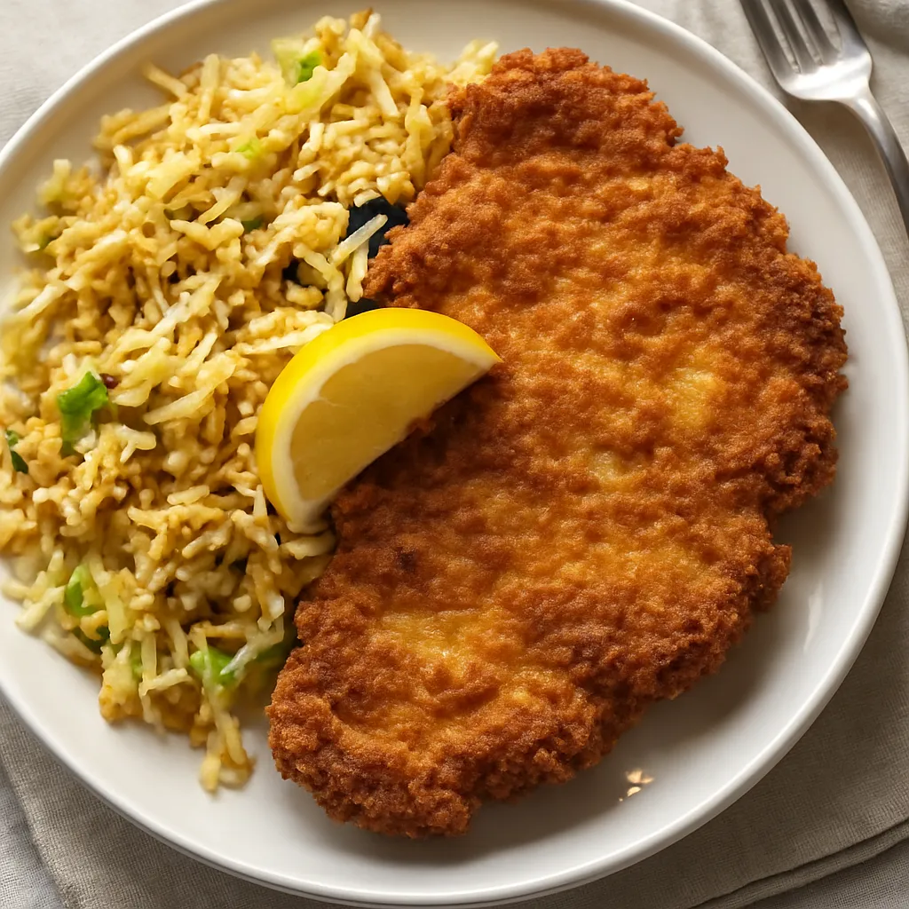Przepis na: Kotlet schabowy z kapustą - zdjęcie 1