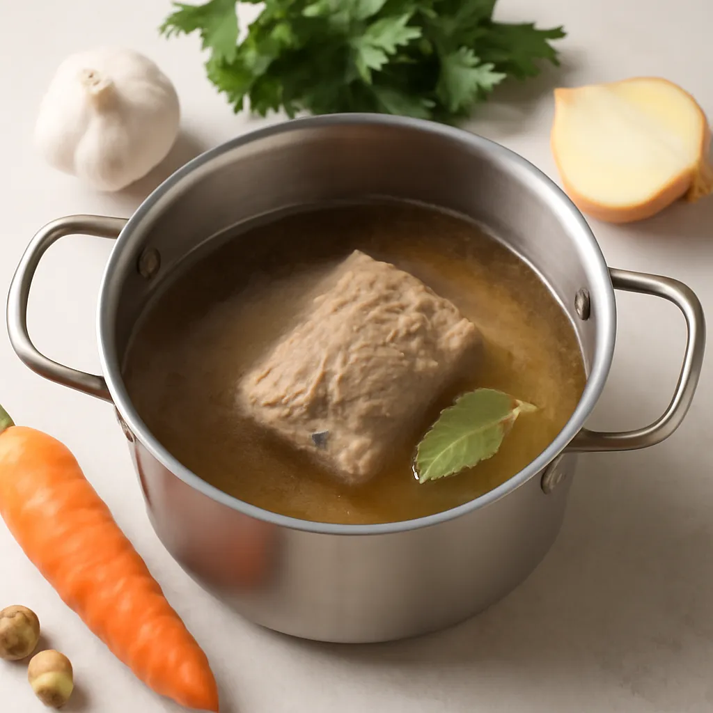 Bulion wołowy (lub drobiowy) / woda