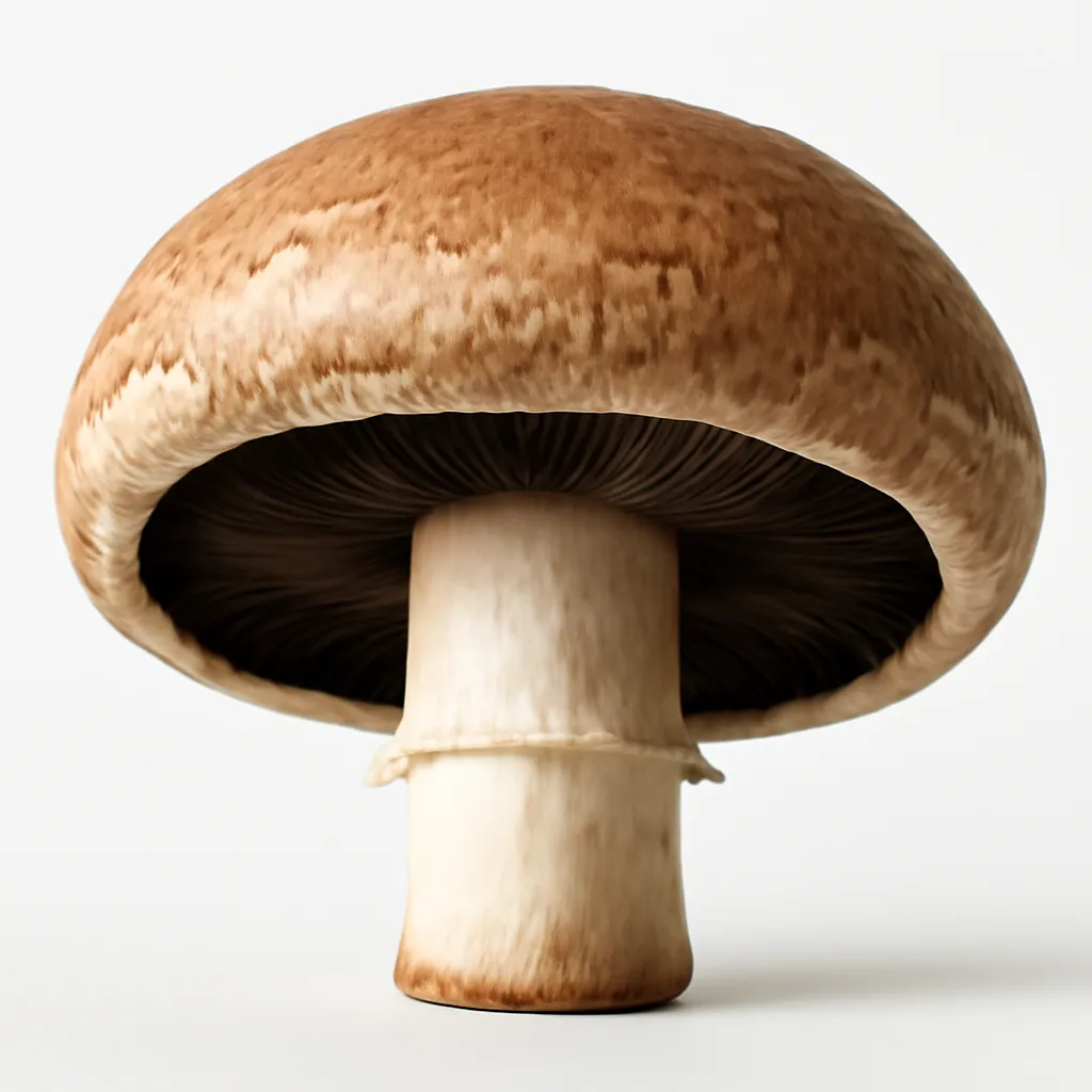 Large portobello mushroom