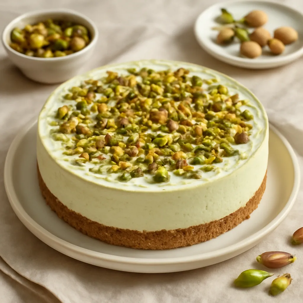 Pistachio cheesecake no-bake - photo 1