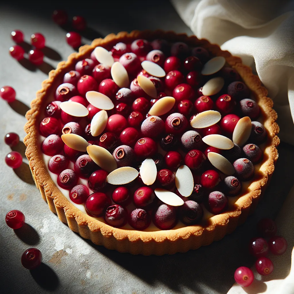 Recipe for: Cranberry-White Tart with Almond Filling - photo 1