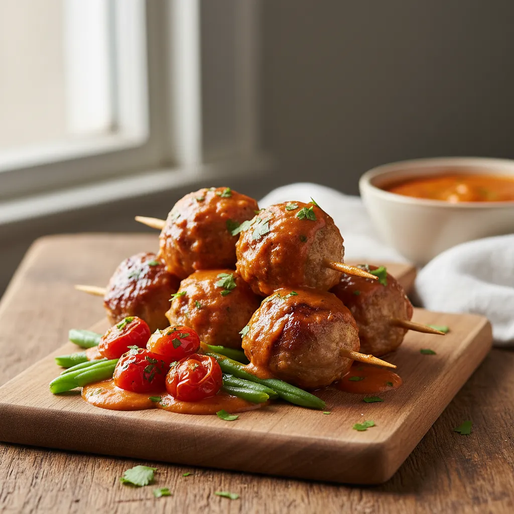 Rainbow Turkey Meatballs in Velvety Sauce with Hidden Vegetables - photo 1