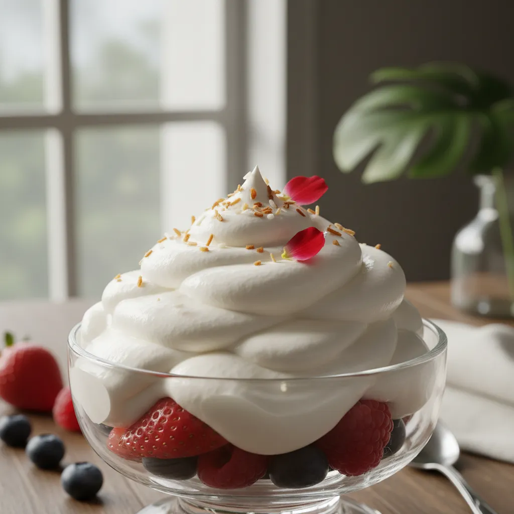 Velvety Homemade Coconut Cream (Vegan Whipped Cream) - photo 1