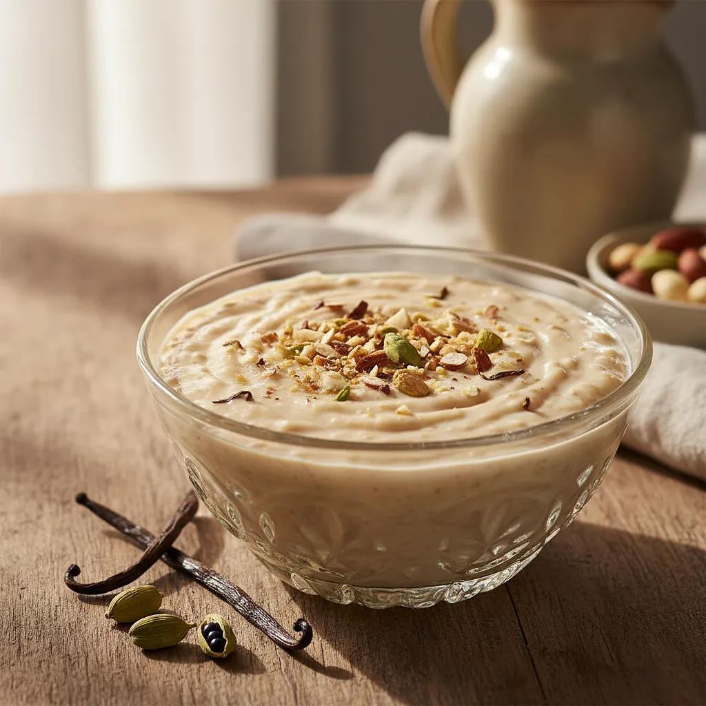 Kremowe Mleko Orzechowo-Owsiane z Nutą Wanilii i Kardamonu - zdjęcie 1