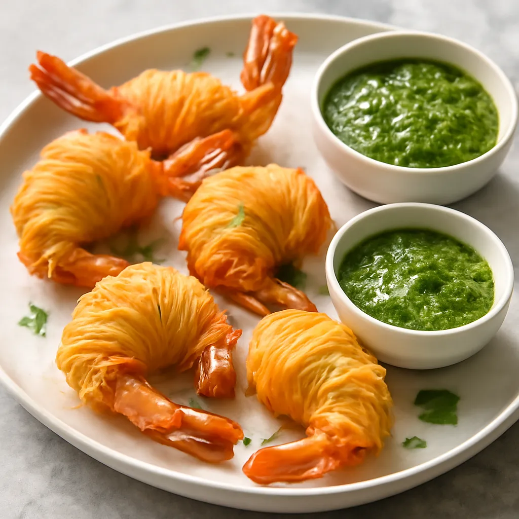 Recipe for: Shrimp in filo pastry - photo 1