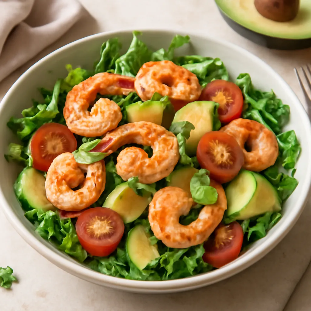 Sałatka z awokado i krewetkami - zdjęcie 1