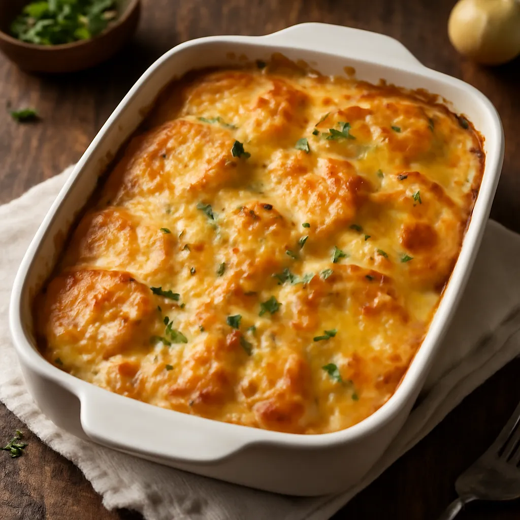 Recipe for: Potato casserole with cheese - photo 1