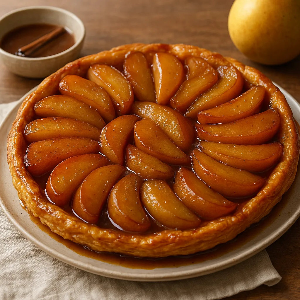 Tarta Tatin z Jabłkami i Gruszkami w Korzennym Karmelu - zdjęcie 1