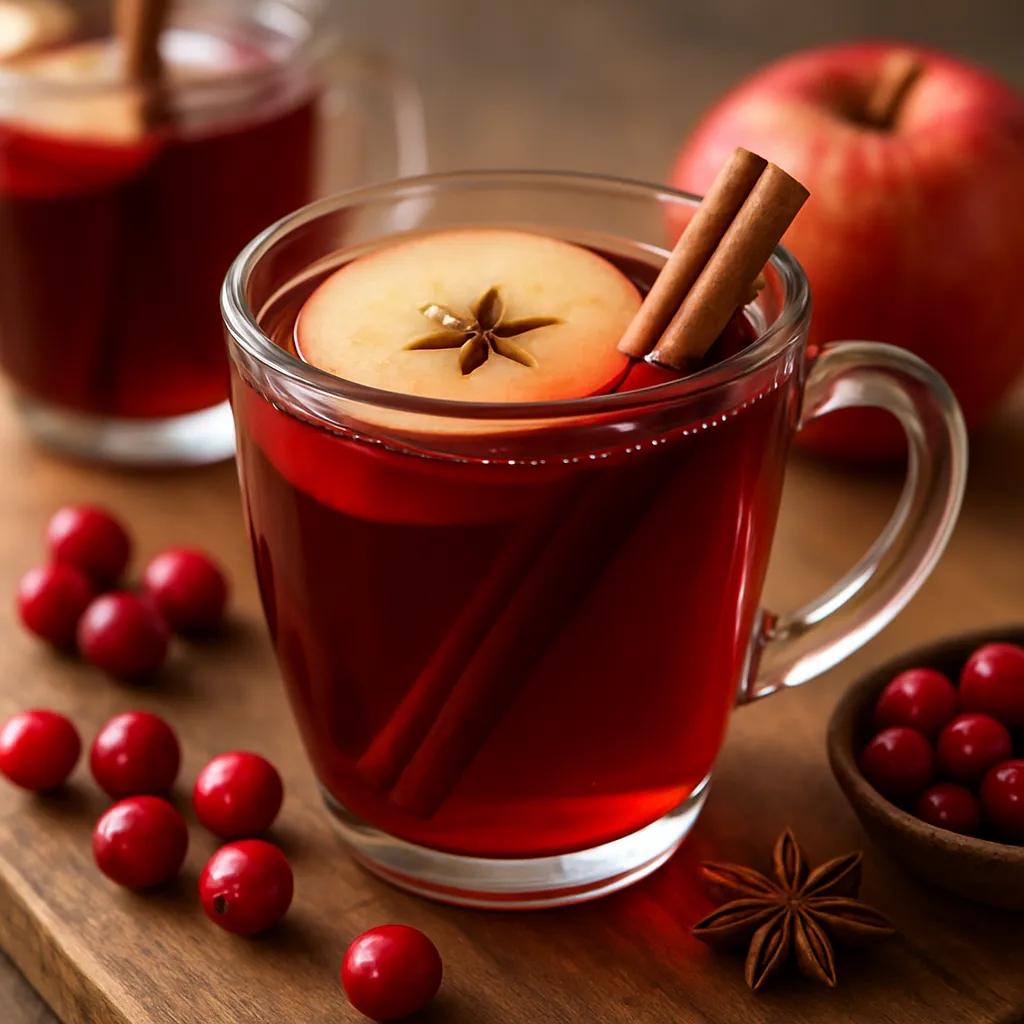 Spiced Apple-Cranberry Mulled Wine - photo 1