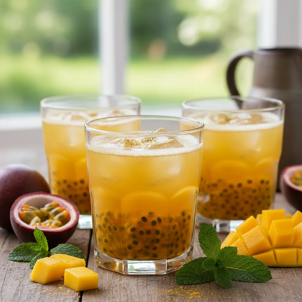 Domowy Kawior z Soku Owocowego o Smaku Mango i Marakui - zdjęcie 1