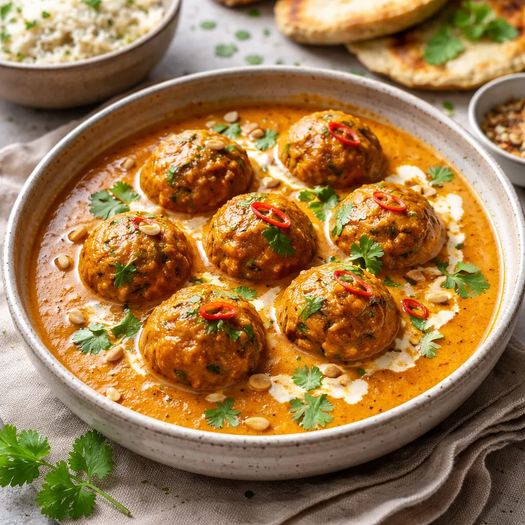 Dyniowe Kofta w Kremowym Sosie Korma - zdjęcie 1