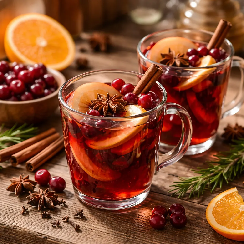 Spiced Apple-Cranberry Mulled Wine - photo 1
