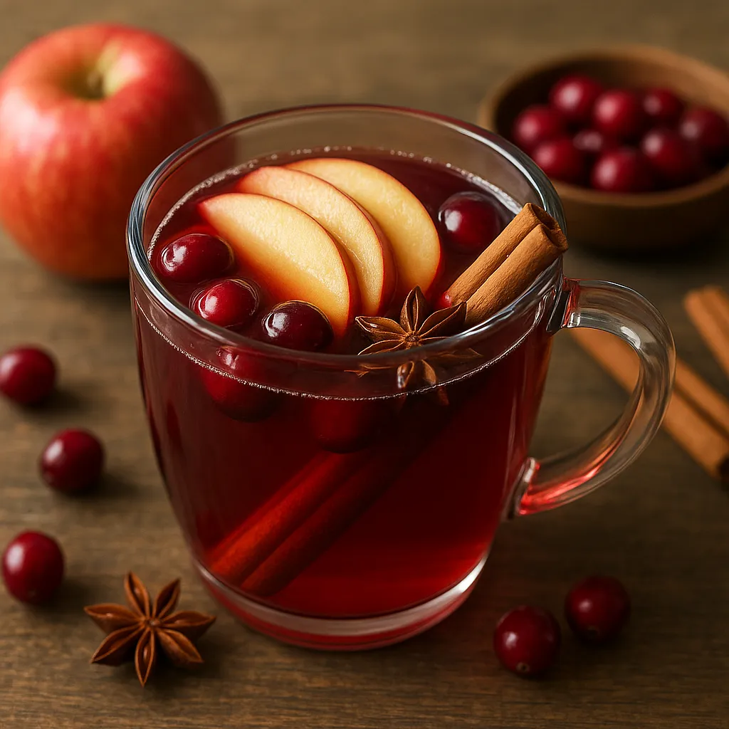 Spiced Apple-Cranberry Mulled Wine - photo 1