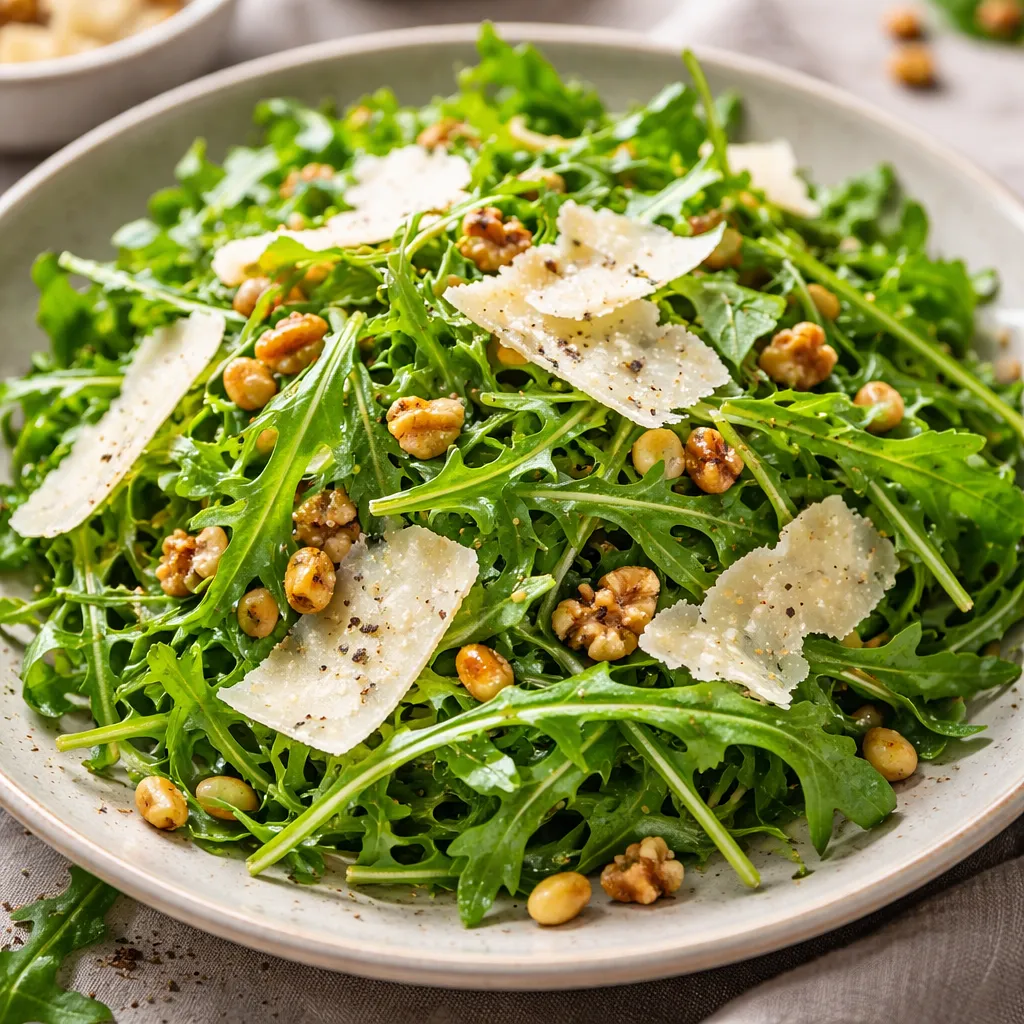Recipe for: Arugula Salad with Parmesan and Nuts - photo 1