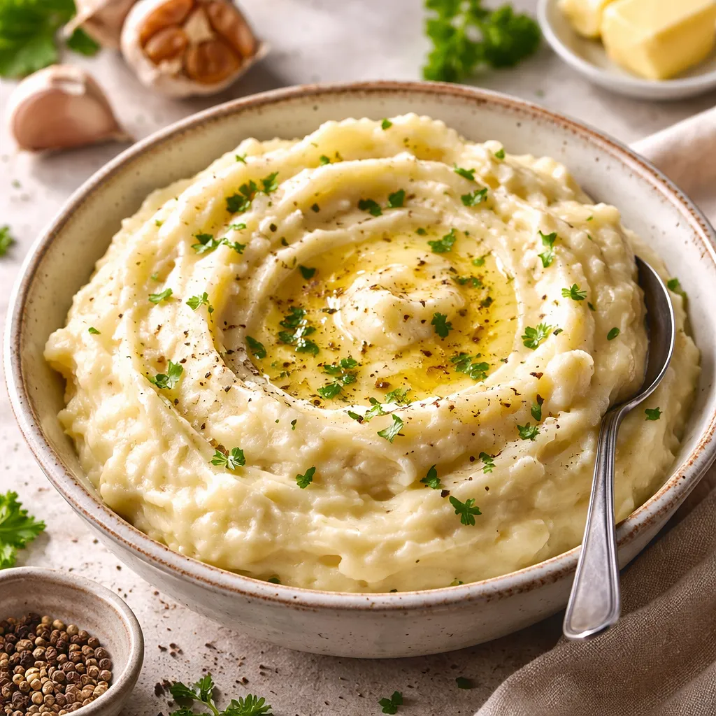 Przepis na: Puree ziemniaczane z czosnkiem - zdjęcie 1
