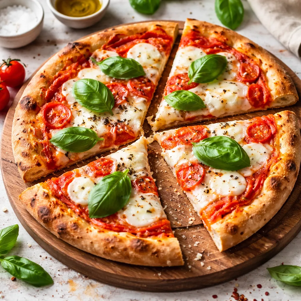 Klasyczna pizza włoska (Margherita) - 4 porcje - zdjęcie 1